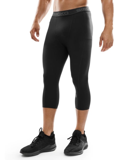 Leggings capri de treino para homem - Kiabi