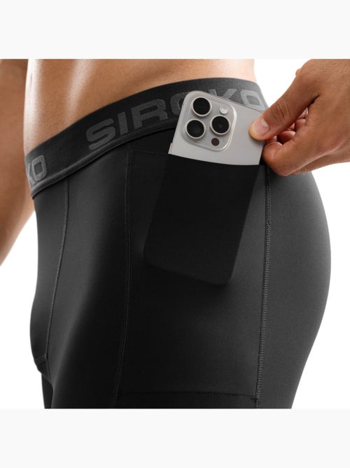 Leggings capri de treino para homem - Kiabi