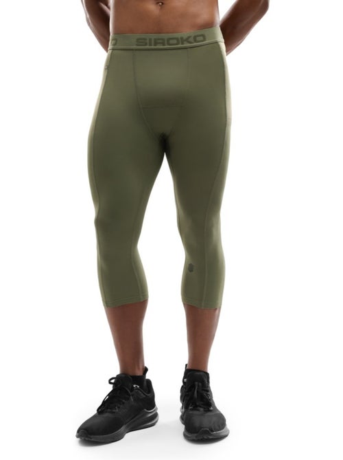 Leggings capri de treino para homem - Kiabi