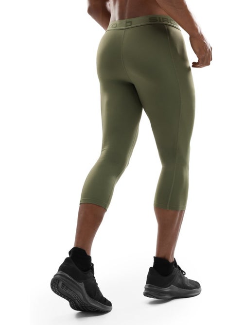 Leggings capri de treino para homem - Kiabi