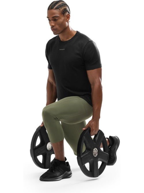 Leggings capri de treino para homem - Kiabi