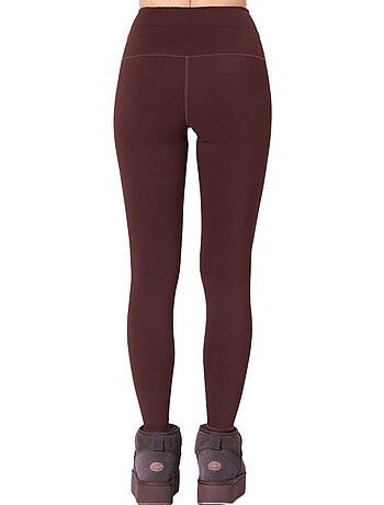 Leggings castanhos tommy hilfiger silver para mulher