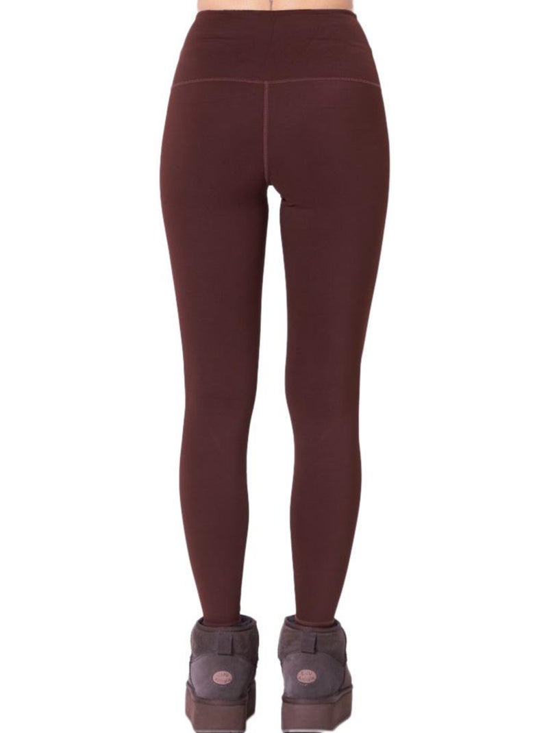 Leggings Castanhos Tommy Hilfiger Silver para Mulher Castanho-capuccino - Kiabi