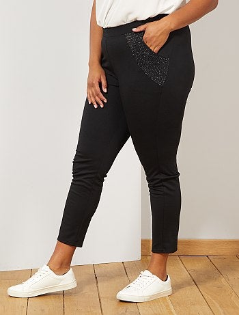 Leggings com bolsos brilhantes - Kiabi
