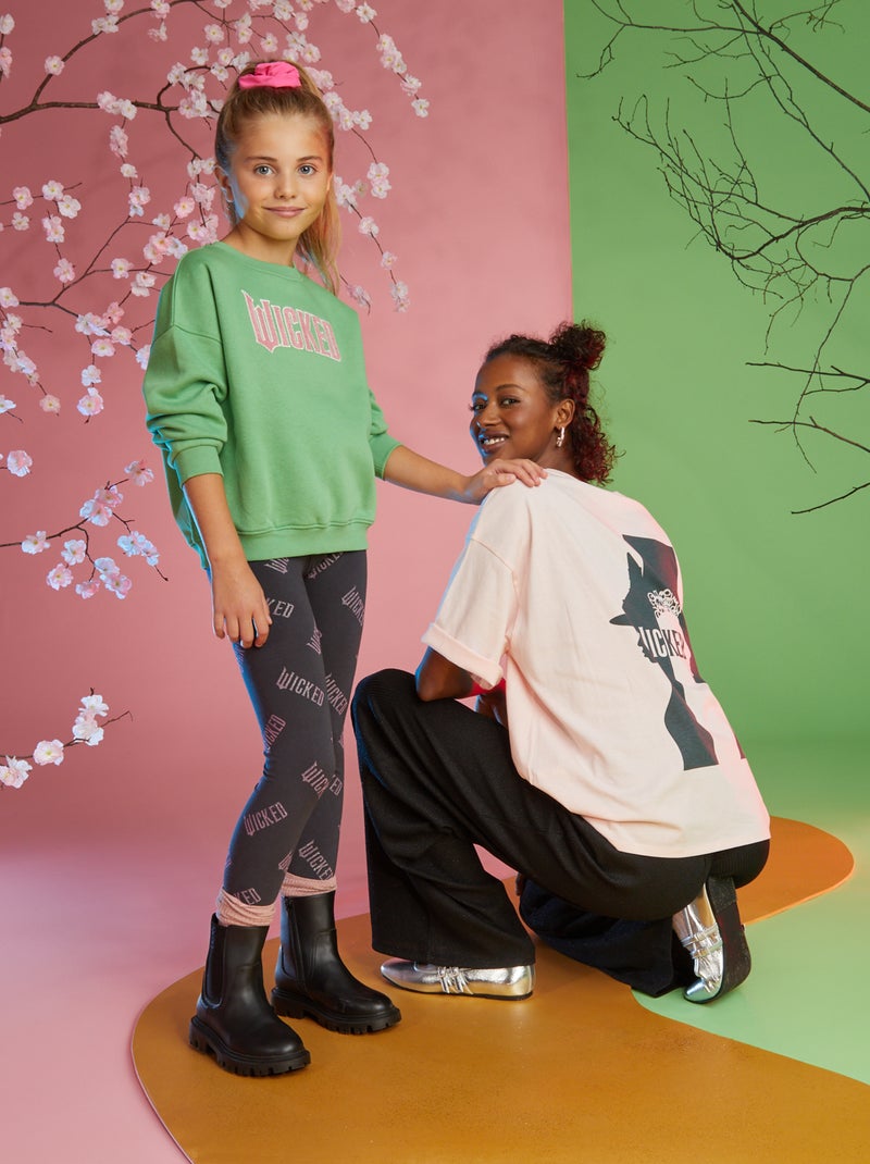Leggings com estampado - Wicked PRETO - Kiabi