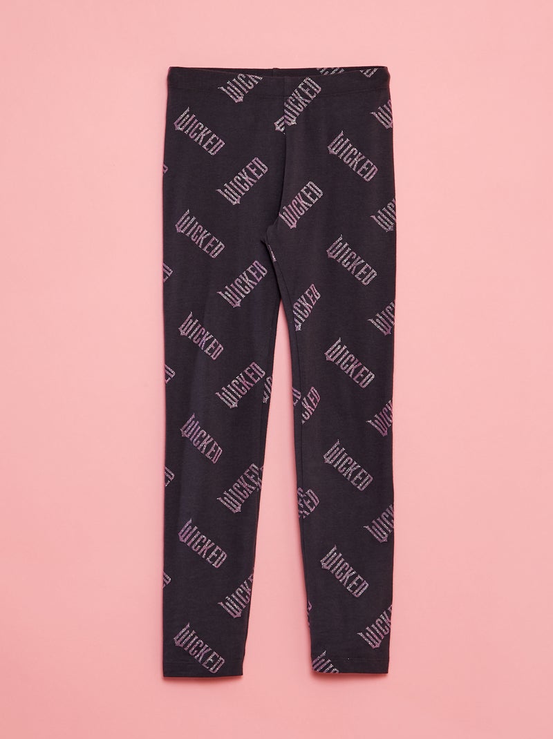 Leggings com estampado - Wicked PRETO - Kiabi