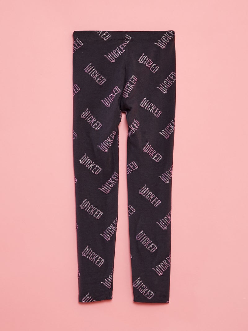 Leggings com estampado - Wicked PRETO - Kiabi