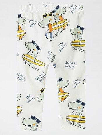 Leggings com estampado 'dinossauros' 'Guppy'