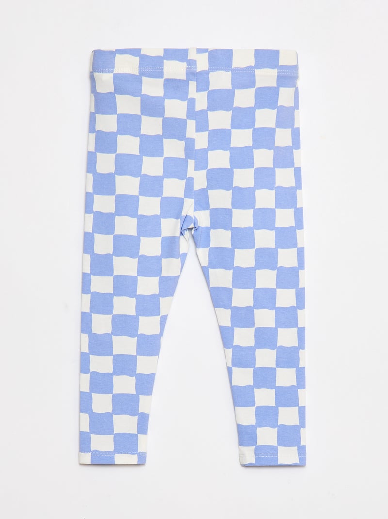 Leggings com estampado fantasia - Grafik Edition Violeta - Kiabi