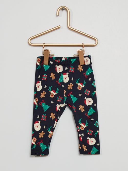 Leggings com estampado Natal - Kiabi