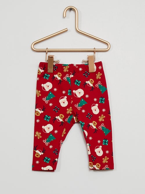Leggings com estampado Natal - Kiabi