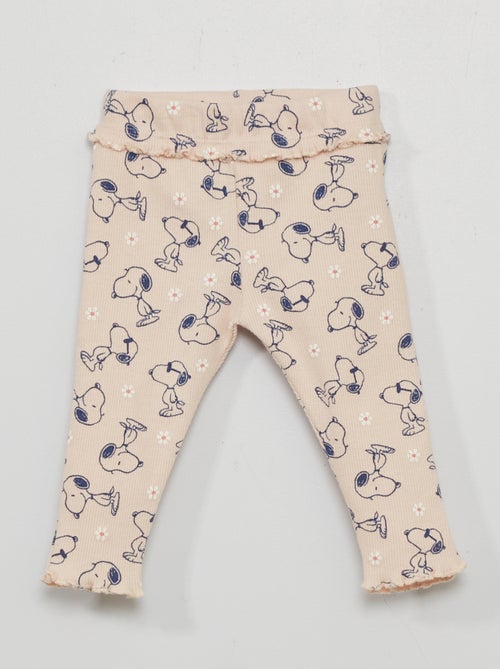 Leggings com estampado 'Snoopy' - Kiabi