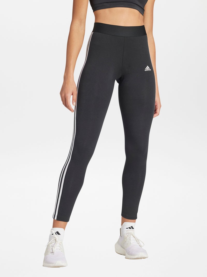 Leggings com faixas 'adidas' PRETO - Kiabi