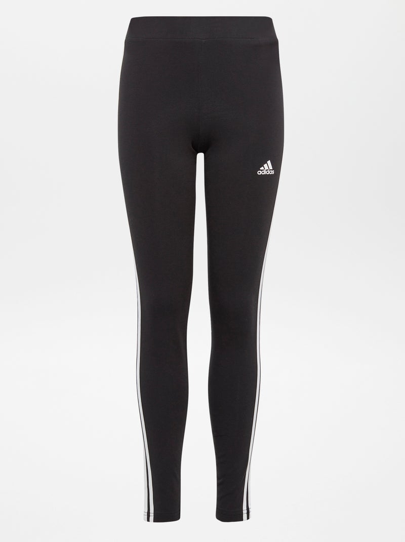 Leggings com faixas 'adidas' PRETO - Kiabi