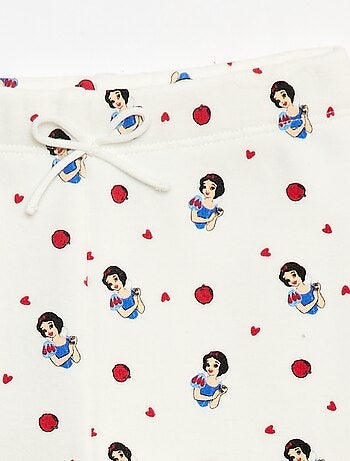 Legging com padrão integral 'Disney' em veludo