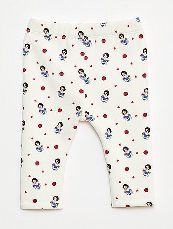 Legging com padrão integral 'Disney' em veludo