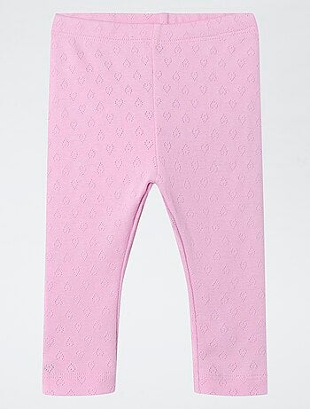 Leggings com pequenos corações ajurados 'Guppy'