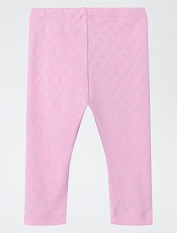 Leggings com pequenos corações ajurados 'Guppy'