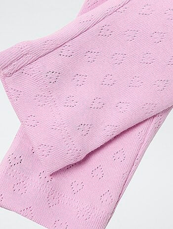 Leggings com pequenos corações ajurados 'Guppy'