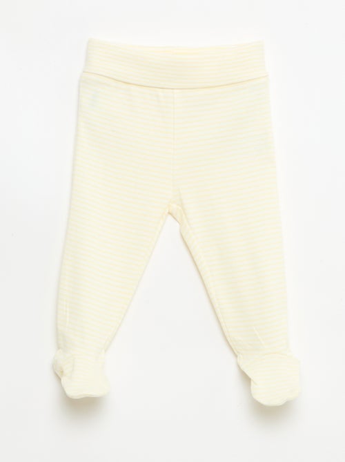 Leggings com pés - Kiabi