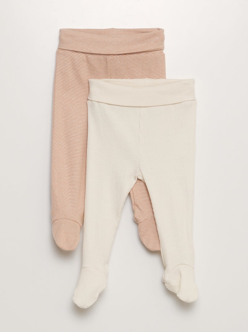 Leggings com pés CASTANHO - Kiabi