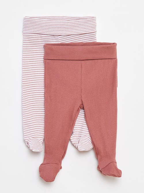 Leggings com pés - Kiabi