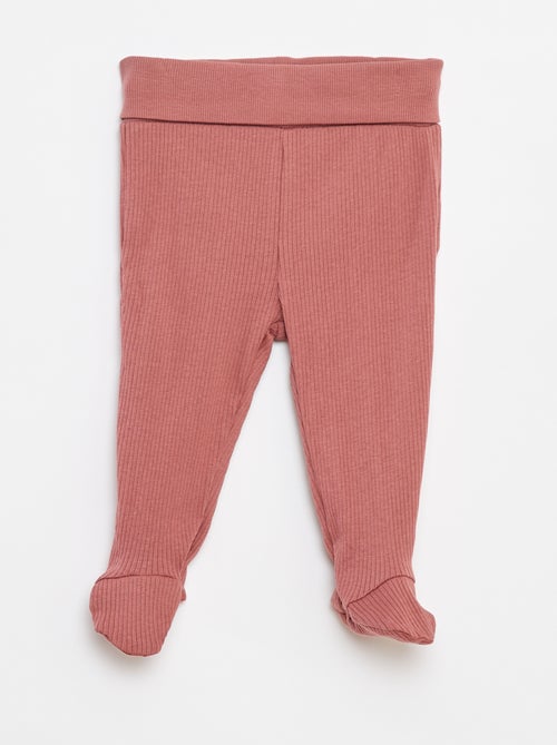 Leggings com pés - Kiabi