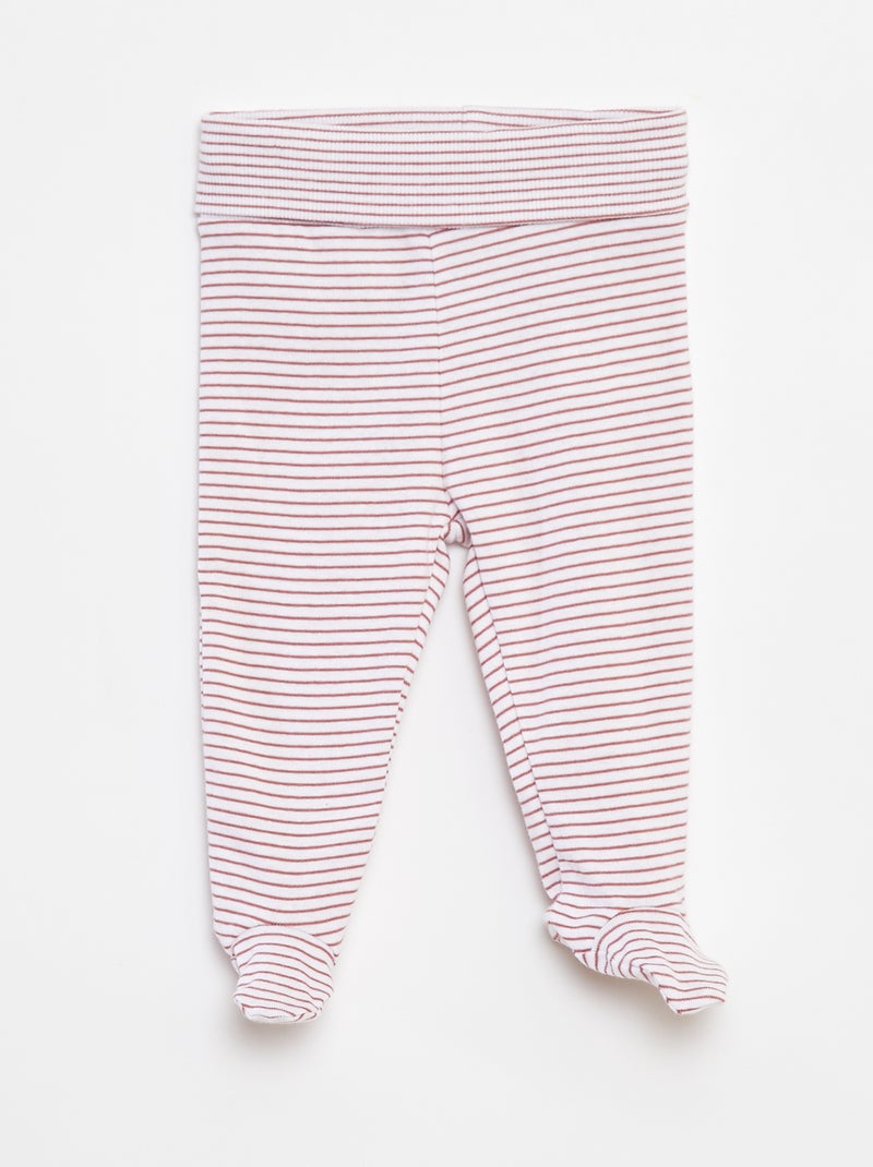 Leggings com pés Rosa - Kiabi