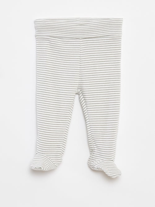 Leggings com pés - Kiabi