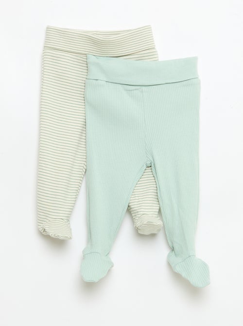 Leggings com pés - Kiabi