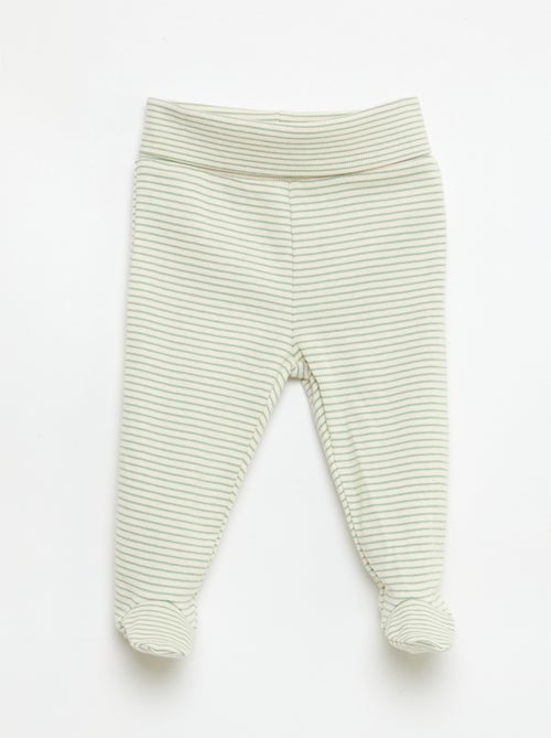 Leggings com pés - Kiabi