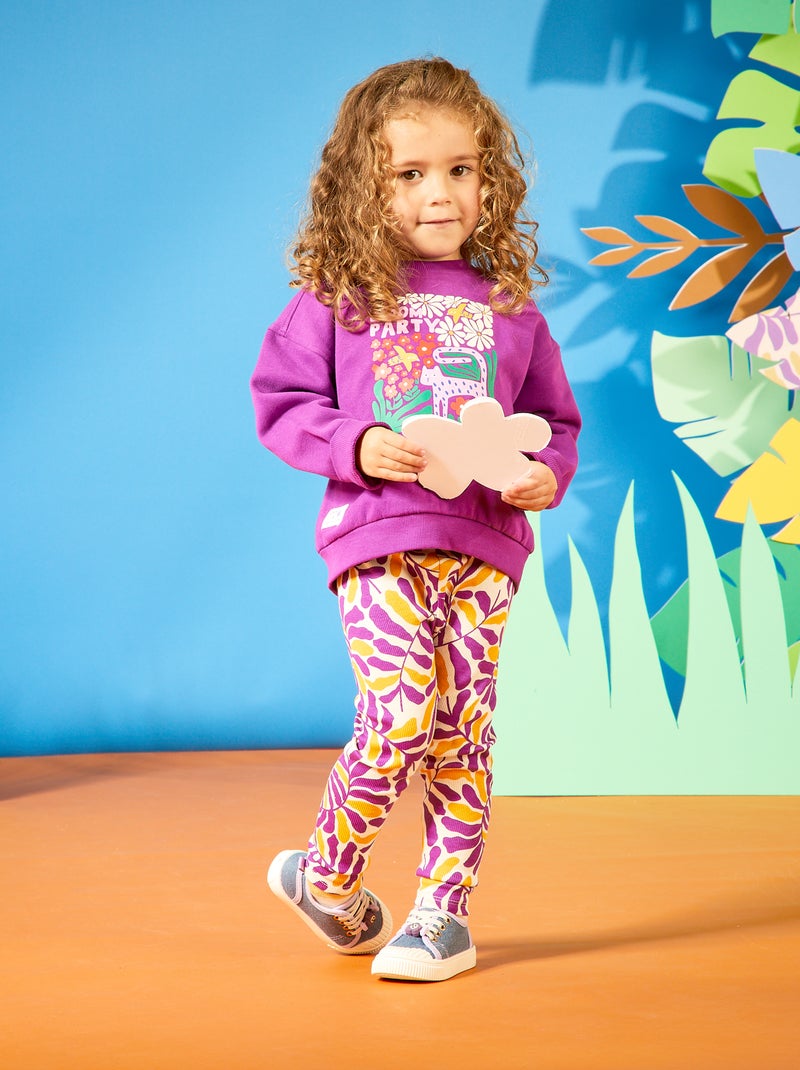Leggings compridas  - Grafik Edition BRANCO - Kiabi