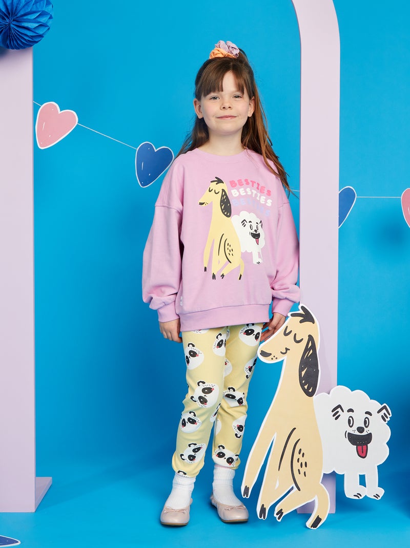 Leggings compridas - Graphik Edition AMARELO - Kiabi