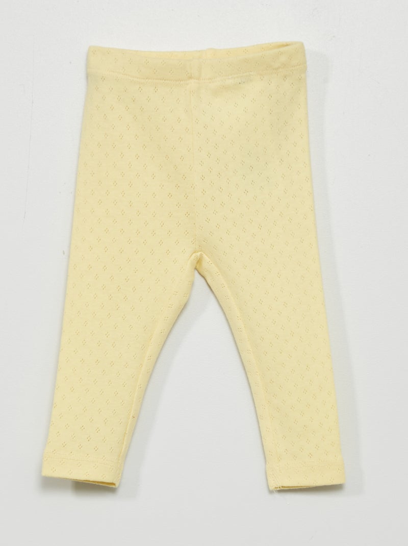Leggings compridas AMARELO - Kiabi
