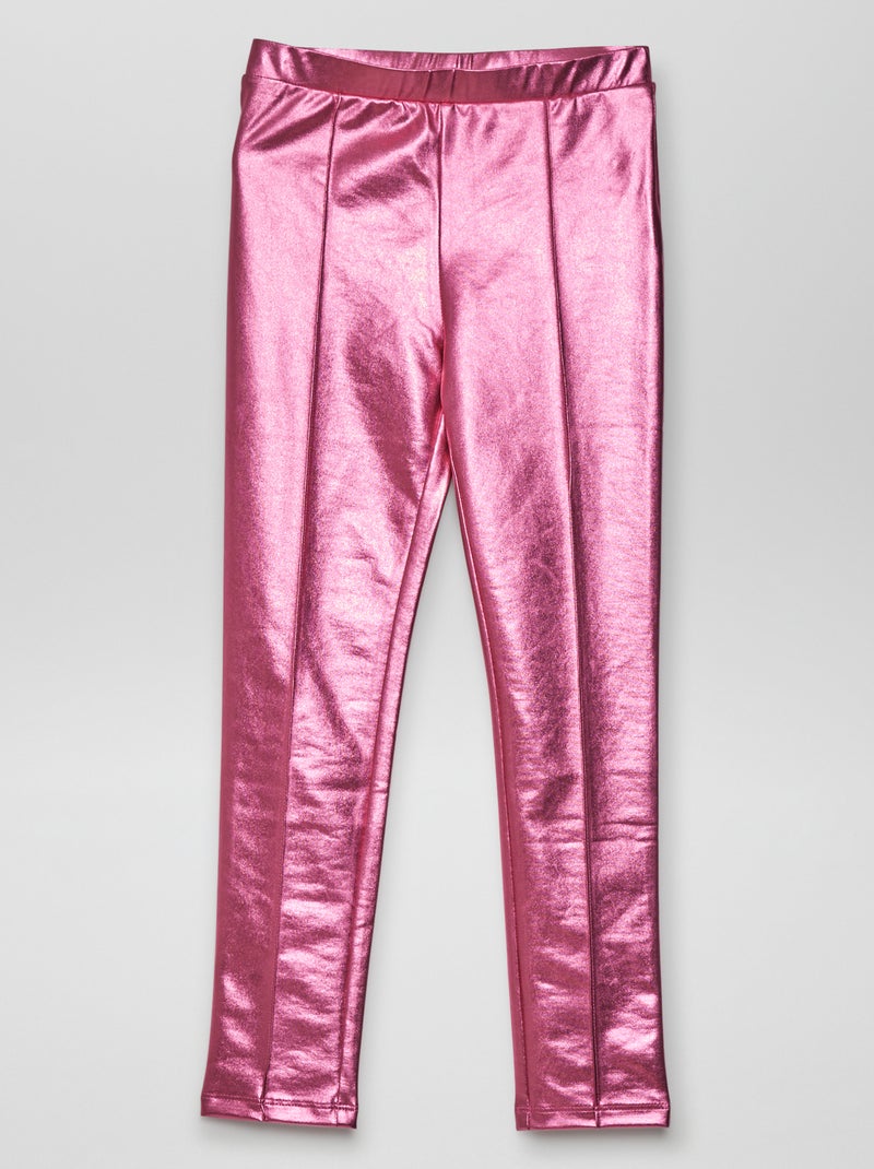 Leggings compridas brilhantes ROSA - Kiabi