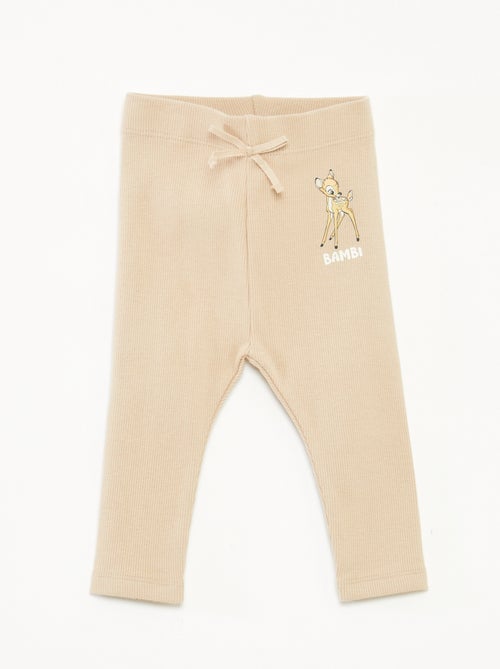Leggings compridas caneladas `Disney' - Kiabi