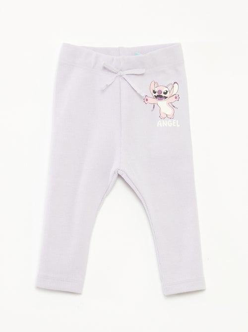 Leggings compridas caneladas `Disney' - Kiabi