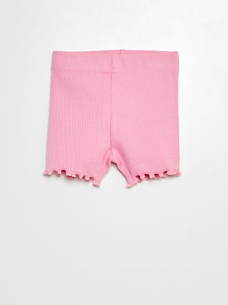 Leggings compridas caneladas