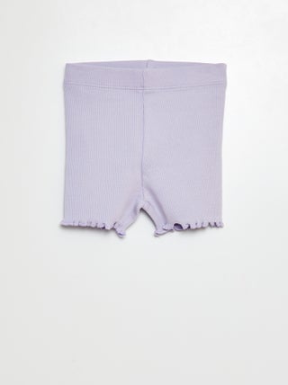 Leggings compridas caneladas