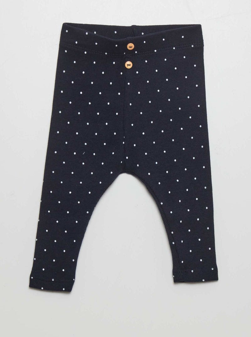 Leggings compridas com motivo AZUL - Kiabi