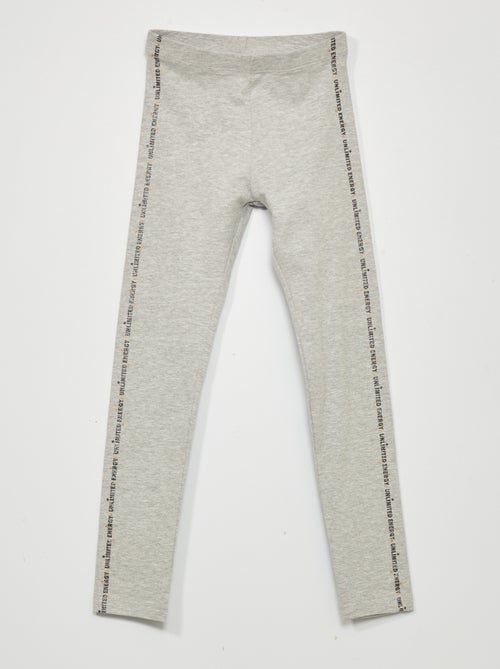 Leggings compridas com motivo - Kiabi