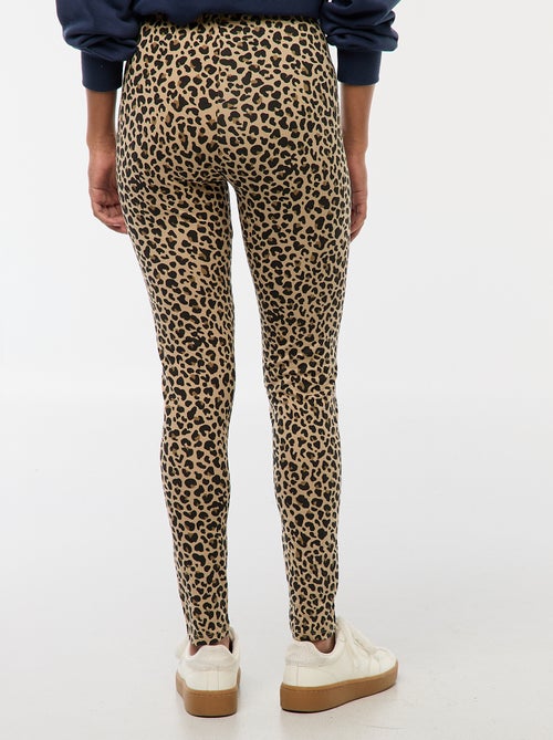 Leggings compridas com motivo leopardo - Kiabi