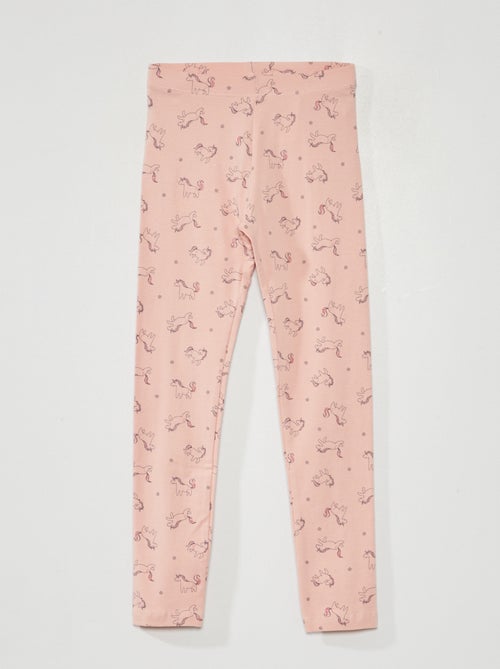 Leggings compridas com motivo - Kiabi