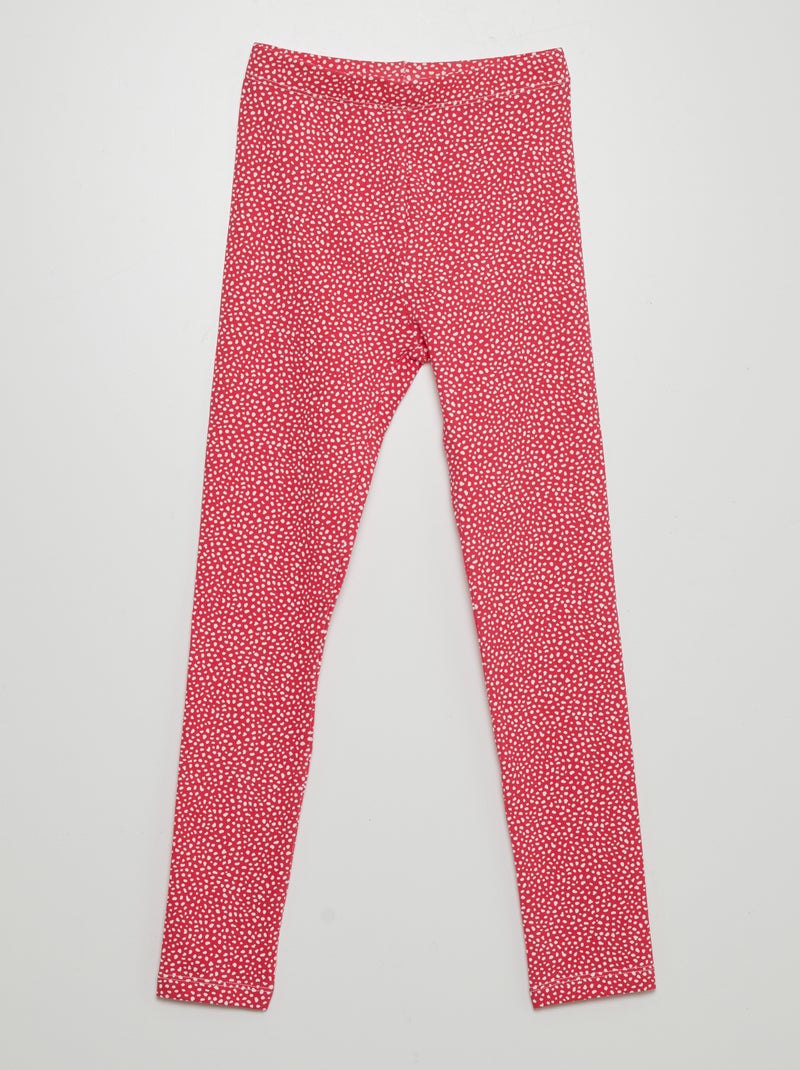 Leggings compridas com motivo ROSA - Kiabi