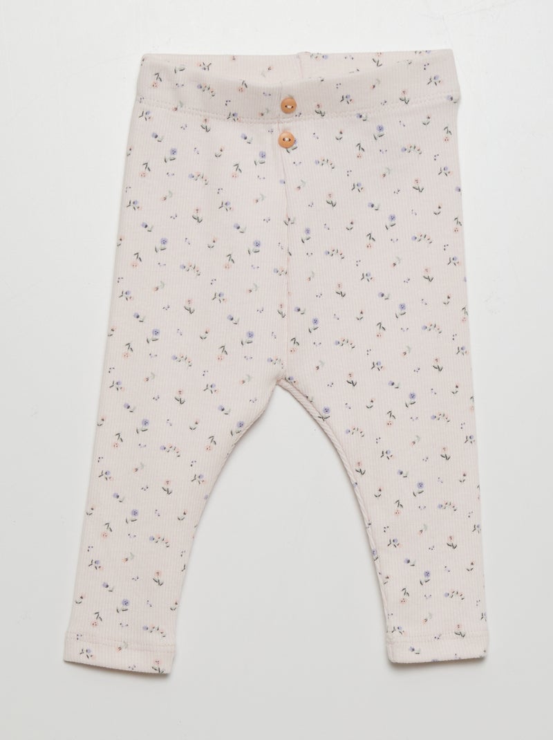 Leggings compridas com motivo ROSA - Kiabi
