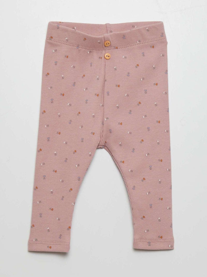 Leggings compridas com motivo VIOLETA - Kiabi