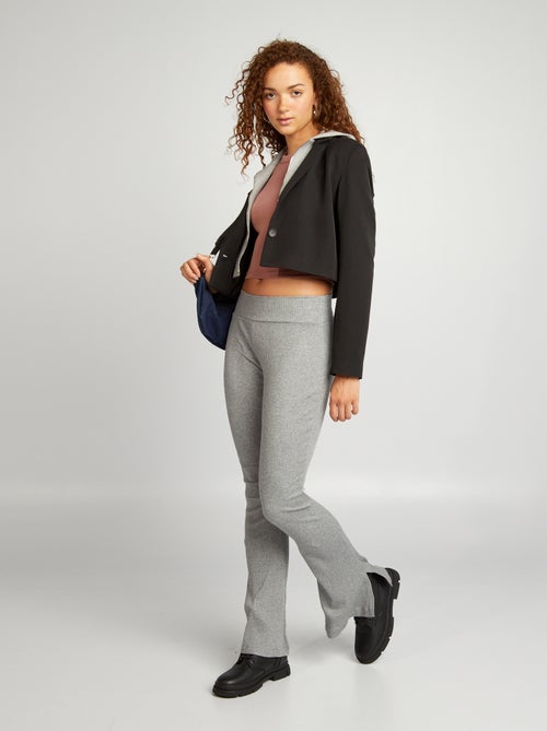 Leggings compridas corte flare - Kiabi