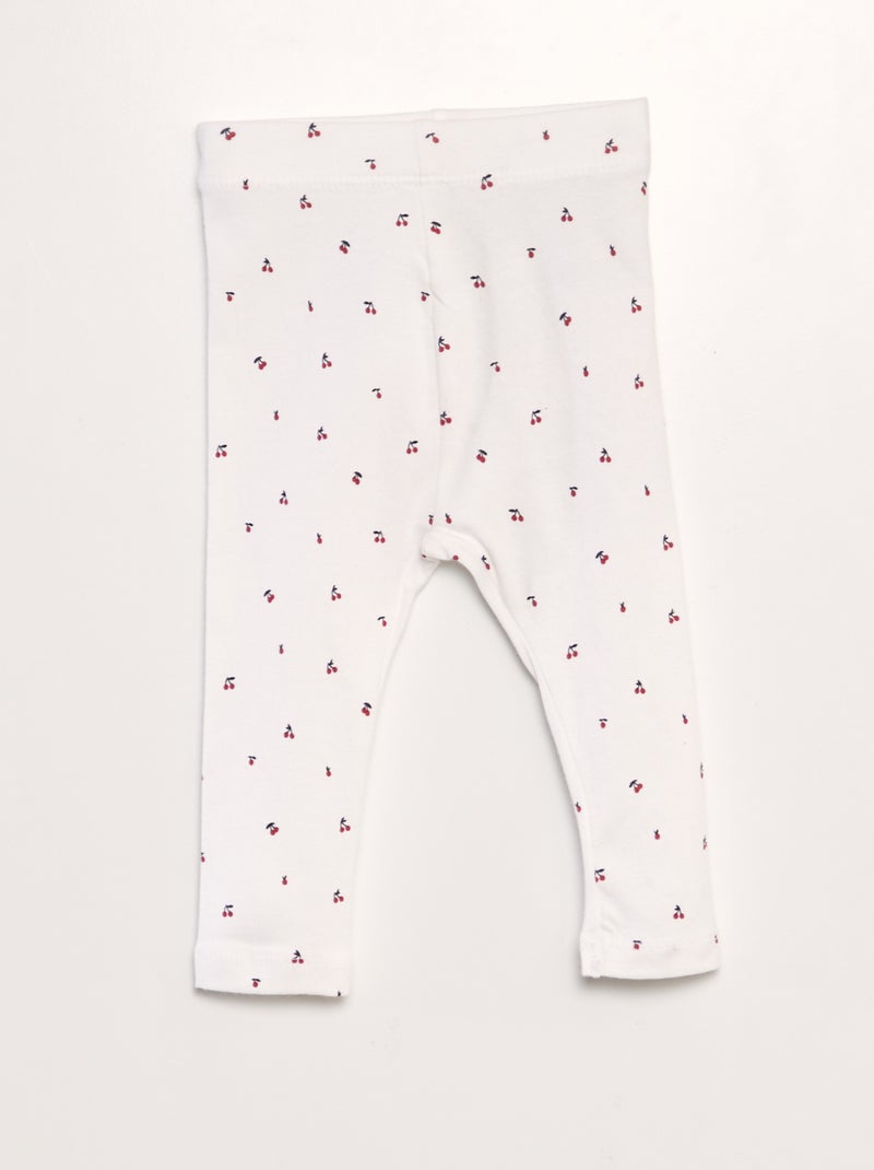 Leggings compridas de fantasia BRANCO - Kiabi