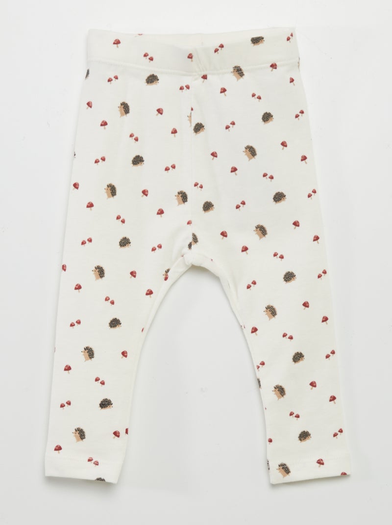 Leggings compridas de fantasia BRANCO - Kiabi