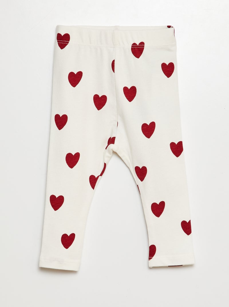 Leggings compridas de fantasia BRANCO - Kiabi